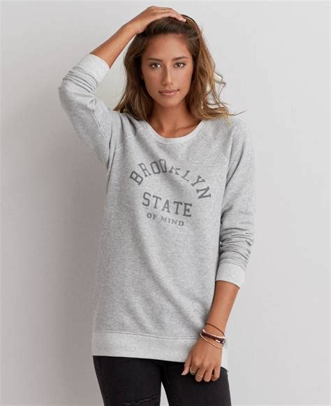 american eagle women's band sweatshirts.